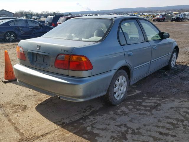 2HGEJ6613YH552896 - 2000 HONDA CIVIC BASE BLUE photo 4