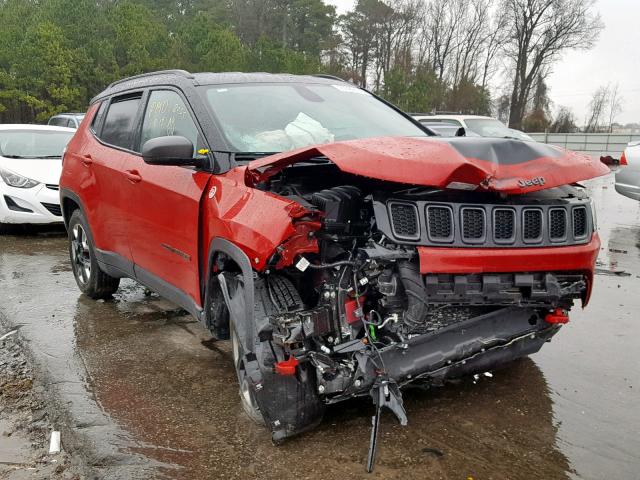 3C4NJDDB9JT351483 - 2018 JEEP COMPASS TR RED photo 1