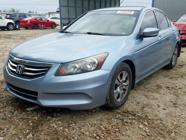 1HGCP2F45CA120004 - 2012 HONDA ACCORD LXP BLUE photo 2