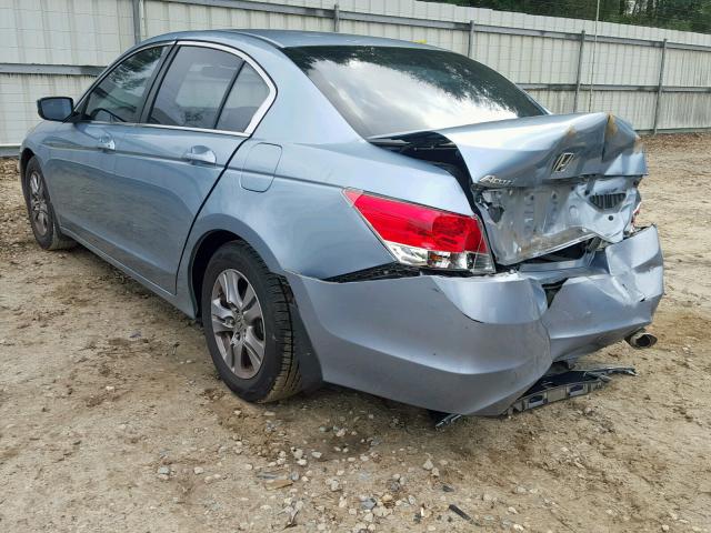 1HGCP2F45CA120004 - 2012 HONDA ACCORD LXP BLUE photo 3