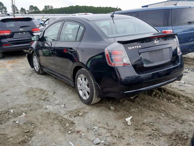 3N1AB6AP9BL683628 - 2011 NISSAN SENTRA 2.0 BLACK photo 3