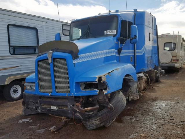 1XKAD99X1SR677784 - 1995 KENWORTH CONSTRUCTI BLUE photo 2