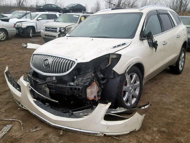 5GAER23788J284128 - 2008 BUICK ENCLAVE CX WHITE photo 2