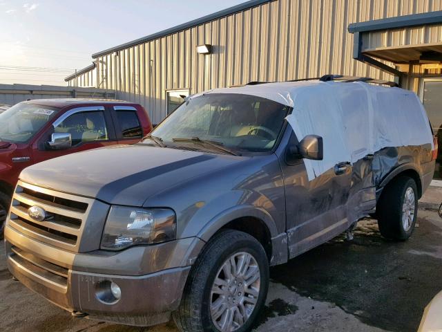 1FMJK2A56AEB54491 - 2010 FORD EXPEDITION GRAY photo 2