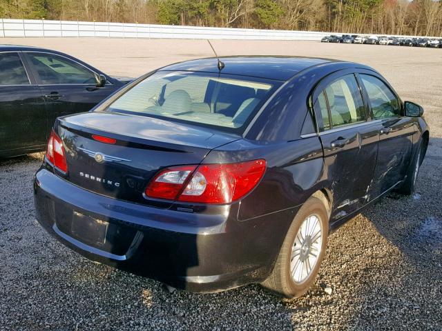 1C3LC56K37N563202 - 2007 CHRYSLER SEBRING TO BLACK photo 4