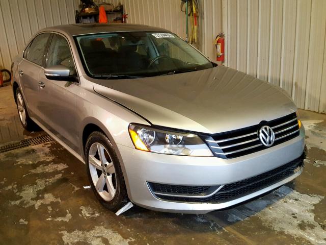 1VWBH7A39DC018386 - 2013 VOLKSWAGEN PASSAT SE SILVER photo 1