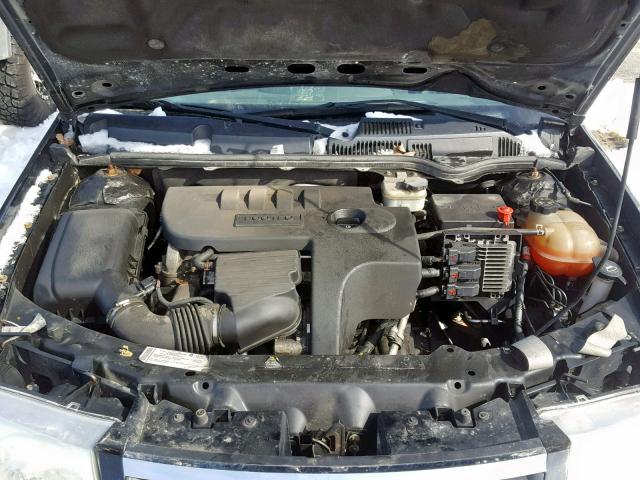 1G8AZ55F67Z151526 - 2007 SATURN ION LEVEL BLACK photo 7