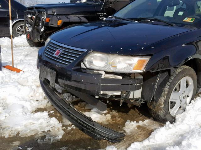 1G8AZ55F67Z151526 - 2007 SATURN ION LEVEL BLACK photo 9