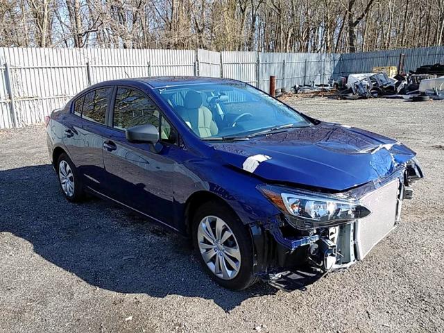 4S3GKAA6XJ3607895 - 2018 SUBARU IMPREZA BLUE photo 1