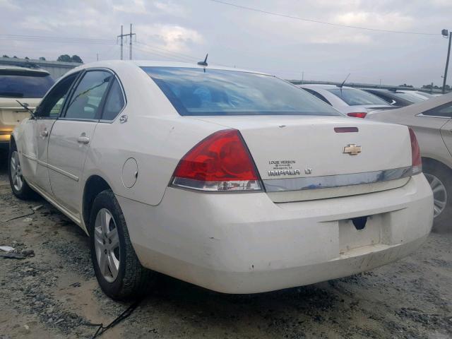 2G1WT58KX69364759 - 2006 CHEVROLET IMPALA LT WHITE photo 3