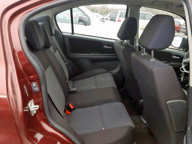 JS2YC415485103566 - 2008 SUZUKI SX4 CONVEN MAROON photo 6