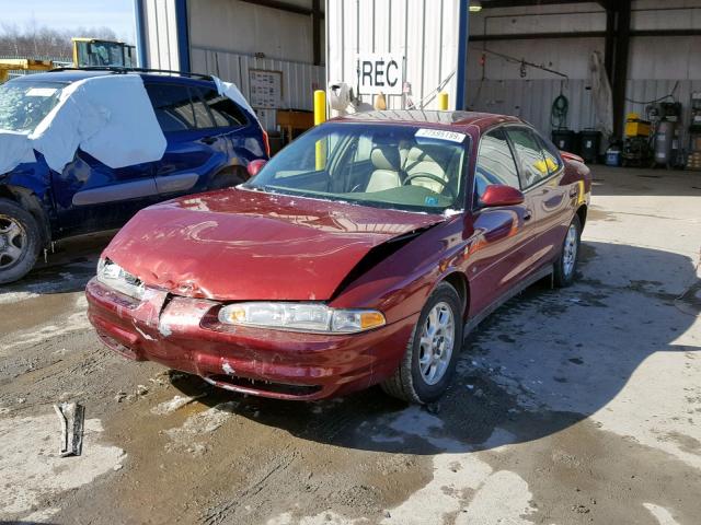 1G3WS52H82F196287 - 2002 OLDSMOBILE INTRIGUE G RED photo 2