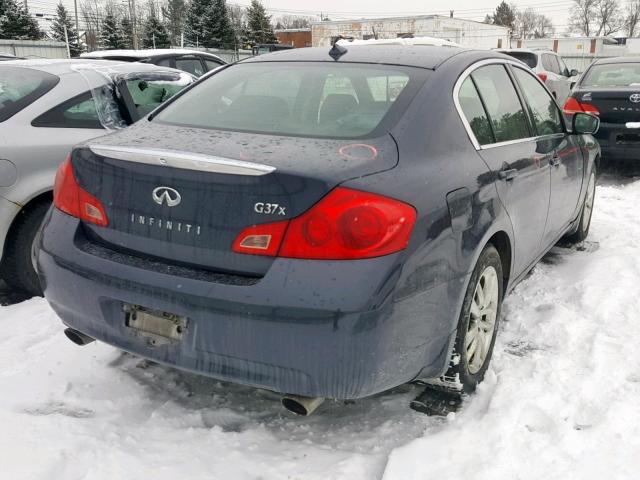 JNKCV61F09M051524 - 2009 INFINITI G37 BLUE photo 4