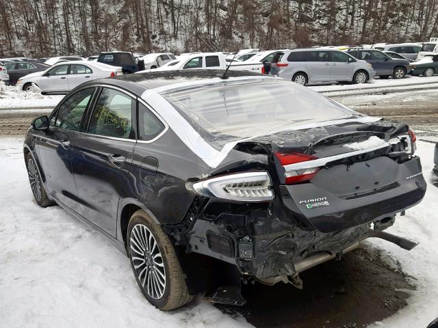 3FA6P0SU6JR130281 - 2018 FORD FUSION TIT GRAY photo 3