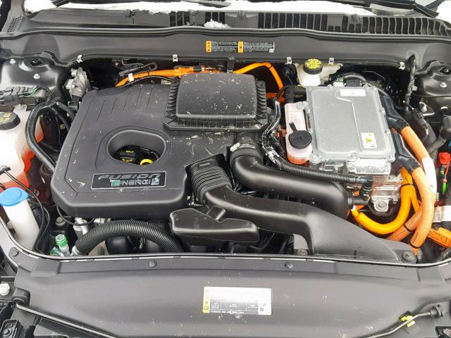 3FA6P0SU6JR130281 - 2018 FORD FUSION TIT GRAY photo 7