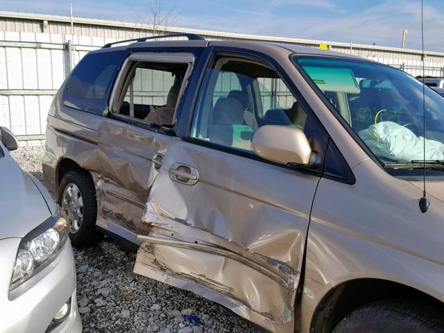 5FNRL18652B001968 - 2002 HONDA ODYSSEY EX GOLD photo 9