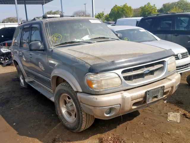 1FMZU74E8YZA40047 - 2000 FORD EXPLORER E GREEN photo 1