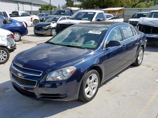 1G1ZB5E18BF267685 - 2011 CHEVROLET MALIBU LS BLUE photo 2