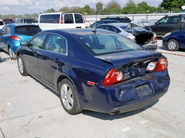 1G1ZB5E18BF267685 - 2011 CHEVROLET MALIBU LS BLUE photo 3