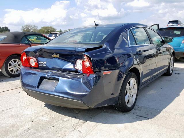 1G1ZB5E18BF267685 - 2011 CHEVROLET MALIBU LS BLUE photo 4