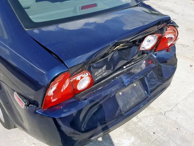 1G1ZB5E18BF267685 - 2011 CHEVROLET MALIBU LS BLUE photo 9