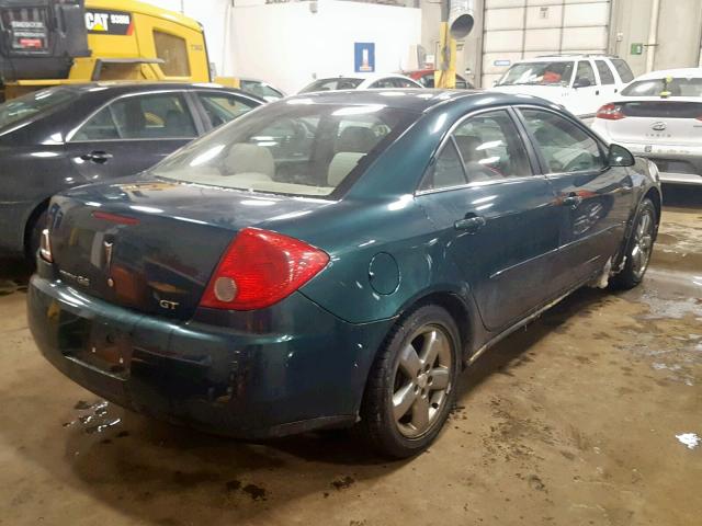 1G2ZH558864289453 - 2006 PONTIAC G6 GT GREEN photo 4