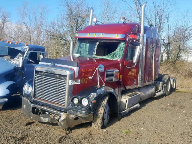 1FUJCRCK93PK35515 - 2003 FREIGHTLINER CONVENTION BURGUNDY photo 2