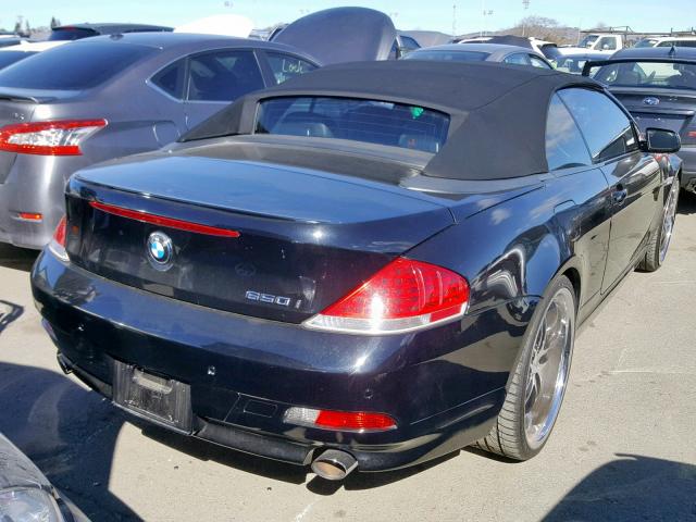 WBAEK13466CN79245 - 2006 BMW 650 I BLACK photo 4