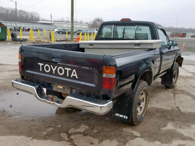 4TARN01P1RZ206565 - 1994 TOYOTA PICKUP 1/2 BLACK photo 4