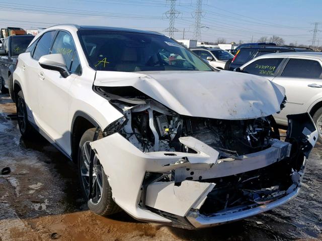 2T2BGMCA7JC022922 - 2018 LEXUS RX 450H WHITE photo 1