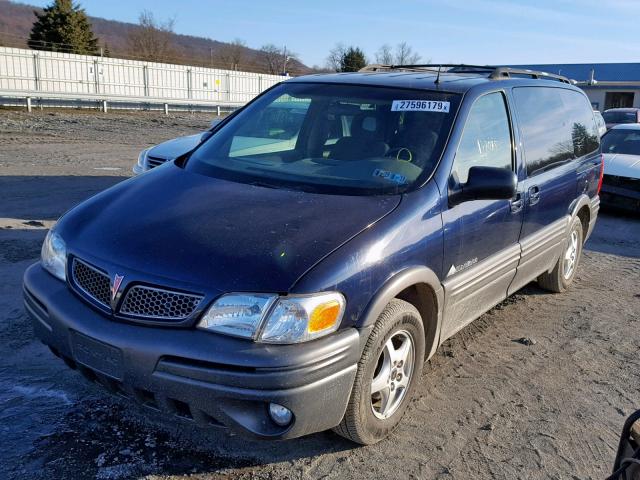 1GMDX03E51D145903 - 2001 PONTIAC MONTANA BLUE photo 2