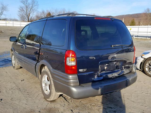 1GMDX03E51D145903 - 2001 PONTIAC MONTANA BLUE photo 3