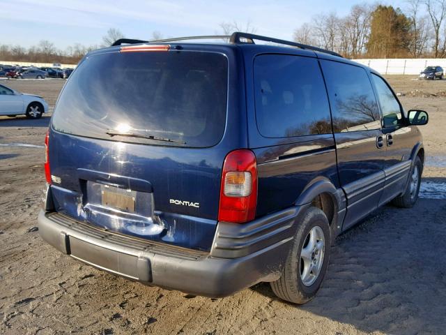 1GMDX03E51D145903 - 2001 PONTIAC MONTANA BLUE photo 4