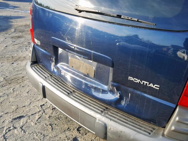 1GMDX03E51D145903 - 2001 PONTIAC MONTANA BLUE photo 9