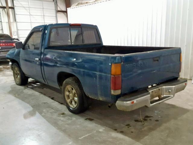 1N6SD11SXVC308153 - 1997 NISSAN TRUCK BASE GREEN photo 3