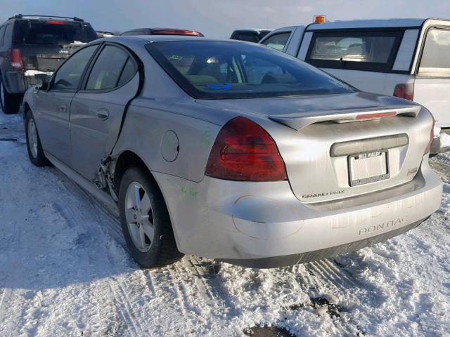 2G2WP552781117303 - 2008 PONTIAC GRAND PRIX SILVER photo 3