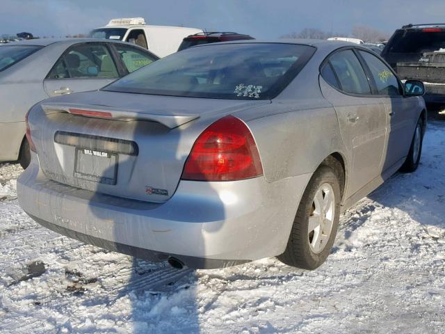 2G2WP552781117303 - 2008 PONTIAC GRAND PRIX SILVER photo 4