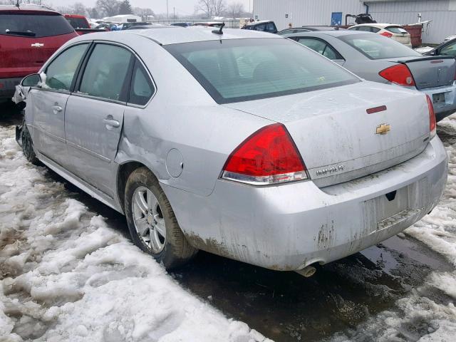 2G1WA5E39F1118853 - 2015 CHEVROLET IMPALA LIM SILVER photo 3