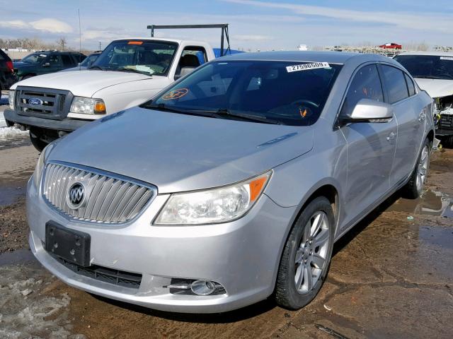 1G4GD5EG7AF205587 - 2010 BUICK LACROSSE C SILVER photo 2