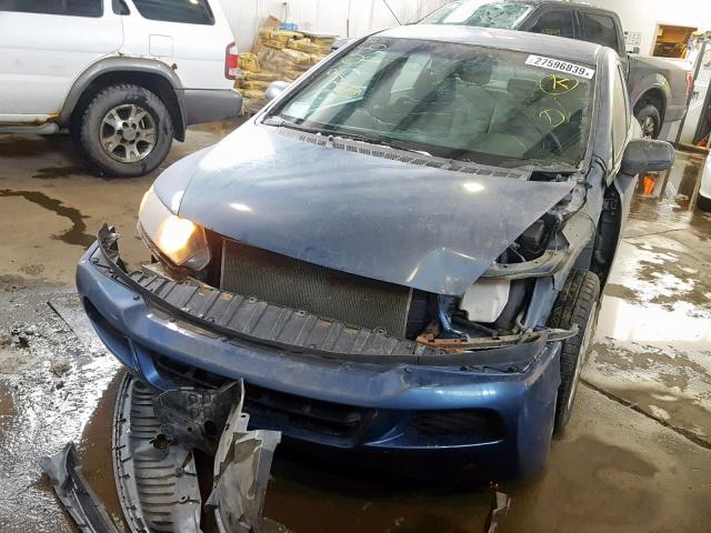 2HGFA16259H027484 - 2009 HONDA CIVIC DX BLUE photo 2