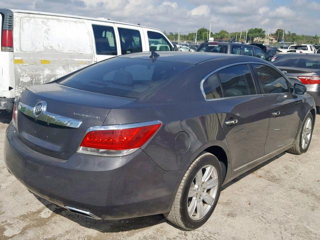 1G4GF5E36DF207391 - 2013 BUICK LACROSSE P GRAY photo 4