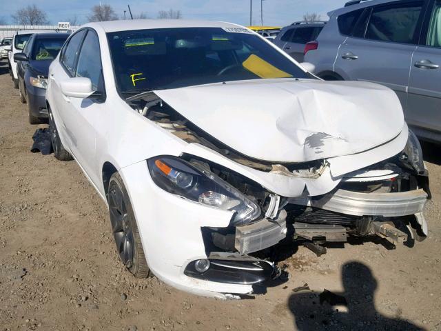 1C3CDFBH4DD156780 - 2013 DODGE DART SXT WHITE photo 1