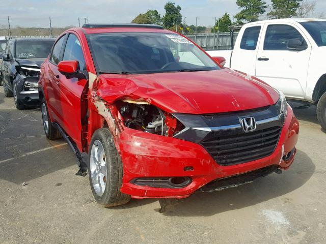 3CZRU5H58GM733522 - 2016 HONDA HR-V EX RED photo 1