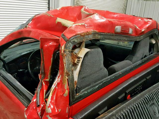 1D7FL36K04S674743 - 2004 DODGE DAKOTA SPO RED photo 9