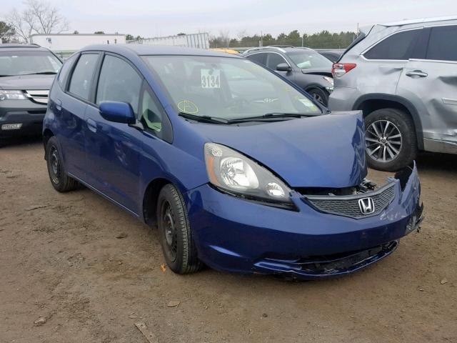 JHMGE8H31CC028498 - 2012 HONDA FIT BLUE photo 1