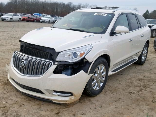 5GAKVCKD7EJ313559 - 2014 BUICK ENCLAVE CREAM photo 2