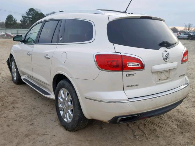 5GAKVCKD7EJ313559 - 2014 BUICK ENCLAVE CREAM photo 3