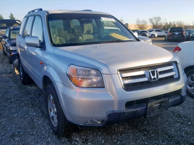 5FNYF18348B047339 - 2008 HONDA PILOT SE SILVER photo 1