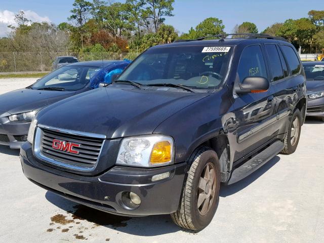 1GKDS13S842248087 - 2004 GMC ENVOY BLACK photo 2