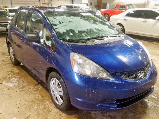 JHMGE8G37BC019806 - 2011 HONDA FIT BLUE photo 1